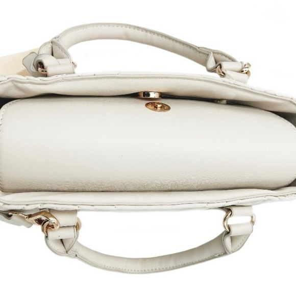 NWT Valentino Orlandi Large Bone Colored Tote Bag MSRP‎ $300🔥🔥 - Picture 3 of 5